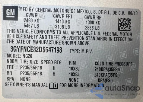 3GYFNCE32DS647198